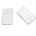end cap TRACK48 SURFACE surface-mounted version, set of 2, white