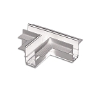 T-connector HORIZONTAL- TRACK48 DRYWALL isolated, mechanical, horizontal, white