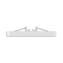 ISOLED surface / recessed luminaire FLEX PRO 235X235 CCT Switch, adjustable IP44, white dimmable