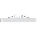 ISOLED surface / recessed luminaire FLEX PRO 300X300 CCT Switch, adjustable IP44, white dimmable