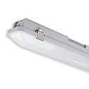damp-proof luminaire SL 150CM HF POWERSWITCH with sensor, switchable, multipower IP66, grey 