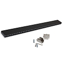 ISOLED hanging luminaire RASTER IP42, black dimmable