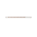 ISOLED track grid luminaire TRACK48 LINE+ MINI ON-OFF 34CM switchable, prismatic IP20, black 