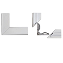 ISOLED mounting frame LED PANEL 308x1550, white
