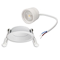 recessed spotlight BACK68 swivelling IP20, white dimmable