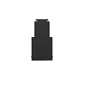 ISOLED end cap TRACK48 H50 2 pcs., with cover, black