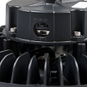 ISOLED hall spot ECO IP65, black dimmable