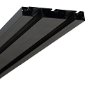 curtain rail CURTAIN 10 DOUBLE 1-fold, black