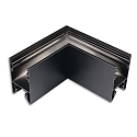 L-connector HALON 1-fold, black
