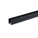 curtain rail CURTAIN 10 ONE FLAT 1-fold, black