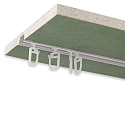 ISOLED curtain rail, clear