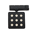 3-phase spot MATRIX swivelling, rotatable IP20, black dimmable