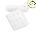 3-phase spot MATRIX swivelling, rotatable IP20, white dimmable
