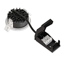 ISOLED recessed spotlight VARIO-68 with sensor IP65, nickel 
