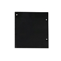 end cap EC 133 CURTAIN 10 ONE FLAT VISOR 2 pcs., left-right, black