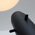 ISOLED 3-phase spot SHAPE rotatable IP20, black dimmable