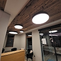 ISOLED ceiling luminaire DN800 IP44, black dimmable