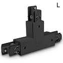 3-phase CLASSIC - T-connector N-conductor right, predective connector left, black