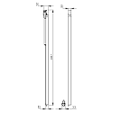 Deko-Light LED 3-phase light bar LINEAR 100, 30W 4000K 2435lm 110�, matt silver