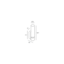 wall and ceiling luminaire DRESDE LED IP44, dimmable