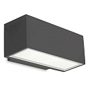 outdoor wall luminaire AFRODITA LED DOUBLE EMISSION - 22CM up / down, switchable IP66, anthracite 