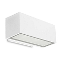 outdoor wall luminaire AFRODITA LED SINGLE EMISSION - 22CM down, 1 flame IP65, white 
