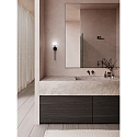 LEDS C4 bath luminaire BLOOM switchable IP44, black