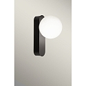 mirror luminaire PERLINA WALL IP switchable IP44, black 