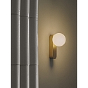 LEDS C4 mirror luminaire PERLINA WALL IP switchable IP44, gold matt
