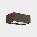 outdoor wall luminaire NEMESIS LED - 9x22CM up / down, large, switchable IP65, brown 