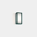 wall and ceiling luminaire SKAT MINI 200MM flat, impact resistant, on/off IP65, birch green 