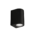 wall luminaire EKO SINGLE EMISSION STANDARD LED down, 1 flame, rigid IP66, black dimmable