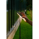 LEDS C4 gorund spike luminaire INVISIBLE ADJUSTABLE with plug, adjustable, tiltable, on/off IP54, black 