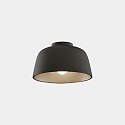 wall and ceiling luminaire MISO Ø 285MM E27 IP20, gold, black dimmable