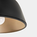 LEDS C4 wall and ceiling luminaire MISO Ø 285MM E27 IP20, gold, black dimmable