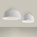 LEDS C4 wall and ceiling luminaire MISO Ø 285MM E27 IP20, white matt dimmable