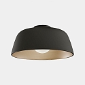 wall and ceiling luminaire MISO Ø 433MM E27 IP20, black matt dimmable