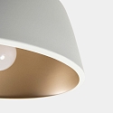 LEDS C4 wall and ceiling luminaire MISO Ø 433MM E27 IP20, white matt dimmable