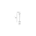 LEDS C4 path light INVISIBLE LED IP54, black dimmable