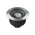 floor recessed luminaire GEA COB 300 IP65, stainless steel dimmable