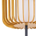 LEDS C4 floor lamp VIVA E27 IP20, light wood, black