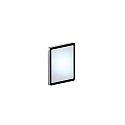 Mirror clamp luminaire DONNA LED, square, IP44, CCT, incl. GX53 6W 2700K/4000K 500lm, chrome