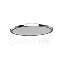 LightMe Ceiling luminaire DISK-1, 1-flame, IP44, � 30.2cm, CCT, incl. GX53 24W 2700K/4000K 2000lm, chrome