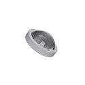 LED lamp GX53 POWERLENS 60� 75MM flat, round, with lens optics 4,8W 420lm 2700K 60� CRI 80-89 