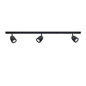 1-phase spot DESIGNLINE BELL KIT set of 3 GU10, black