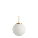 pendant luminaire PALLA IP20, brass, black dimmable