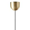 Lumexx pendant luminaire PALLA IP20, brass, black dimmable