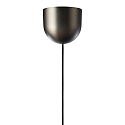 Lumexx pendant luminaire PALLA IP20, black, titanium dimmable