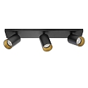 ceiling luminaire SPOTON 3 3 flames GU10 IP20, black