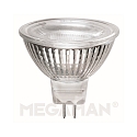 LED MR16 glass reflector lamp, 12V AC, GU5.3, 5.5W 2800K 390lm 36�
